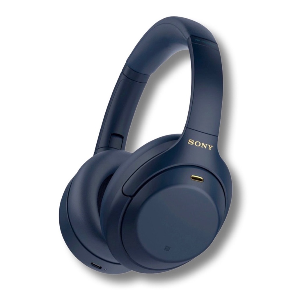 SOLD - Sony WH-1000XM4 Wireless Premium Noise Canceling Headphones Blue - Picture 1 of 11